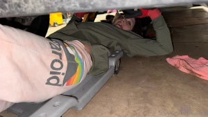 I like to help daddy with our oil change on the truck