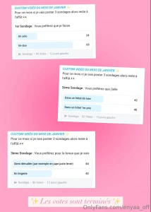 Les votes pour la vid o custom sont termin s ce sera donc un duo dans