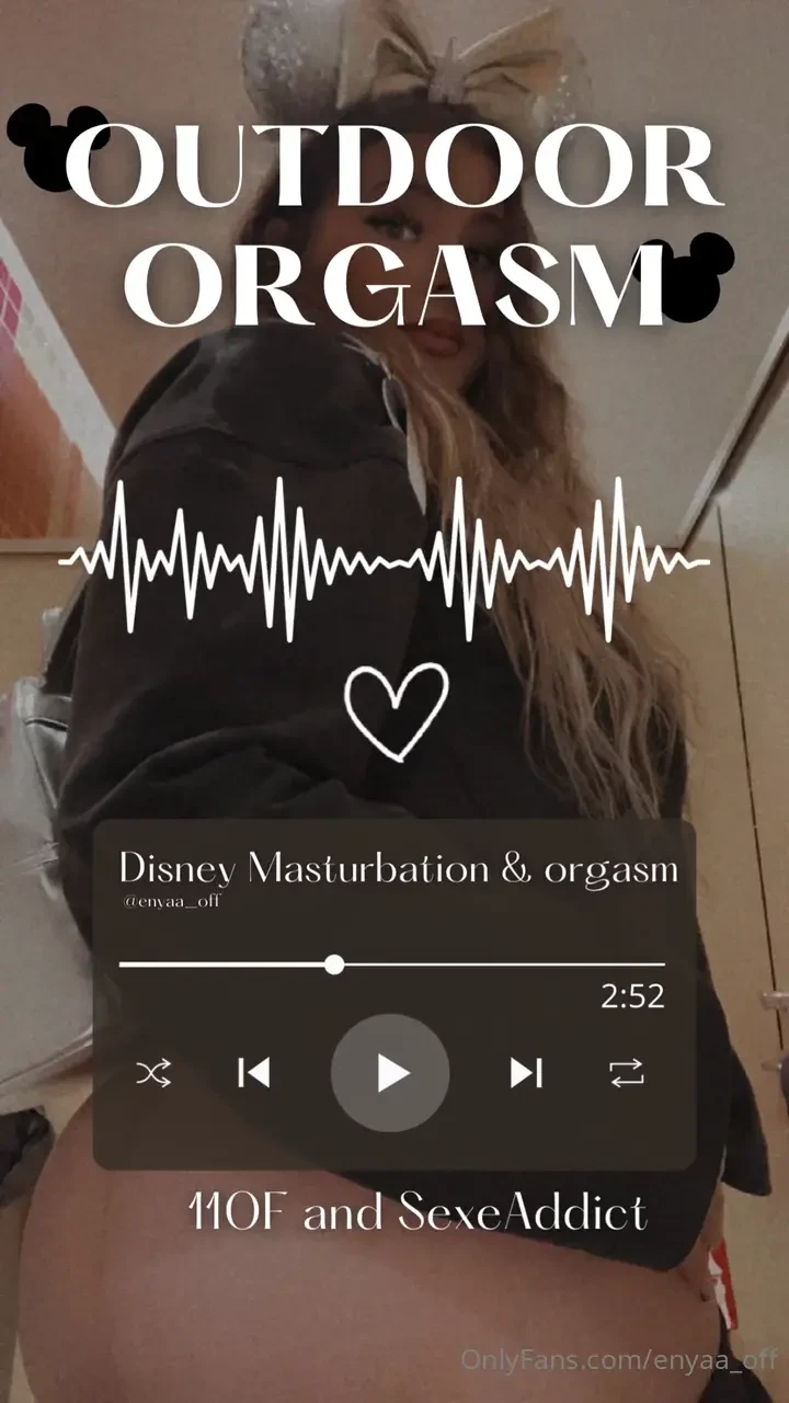 Outdoooor orgasm disney version tu vas durcir en m entendant g mir 