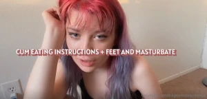 Cum eating instructions nothing would please more more then watching