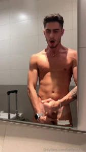 Very horny at the airport