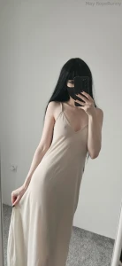 Something tells me that you won t allow me to keep this dress on for