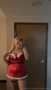 Sneak peak at my christmas video outfit it is technically too small in