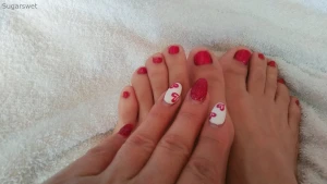 Mirror mirror whose feet are the prettiest haha part 1