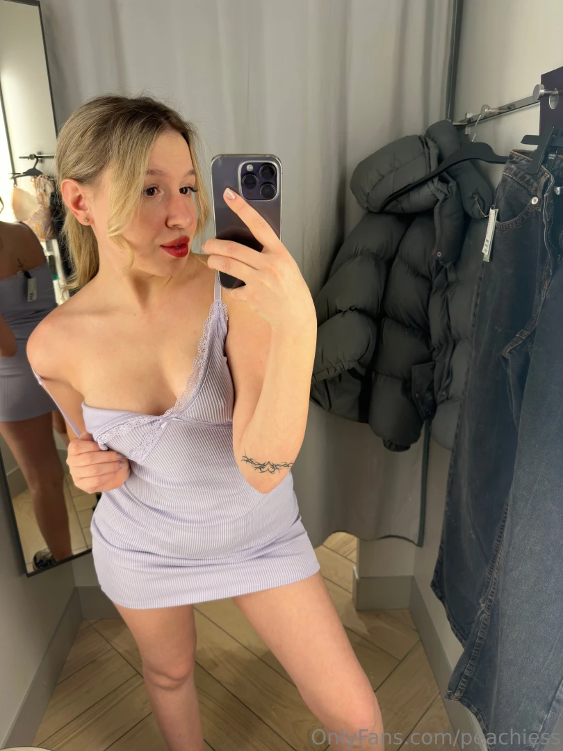 Do you have a dirty fantasy of banging a hot blonde in a fitting room 