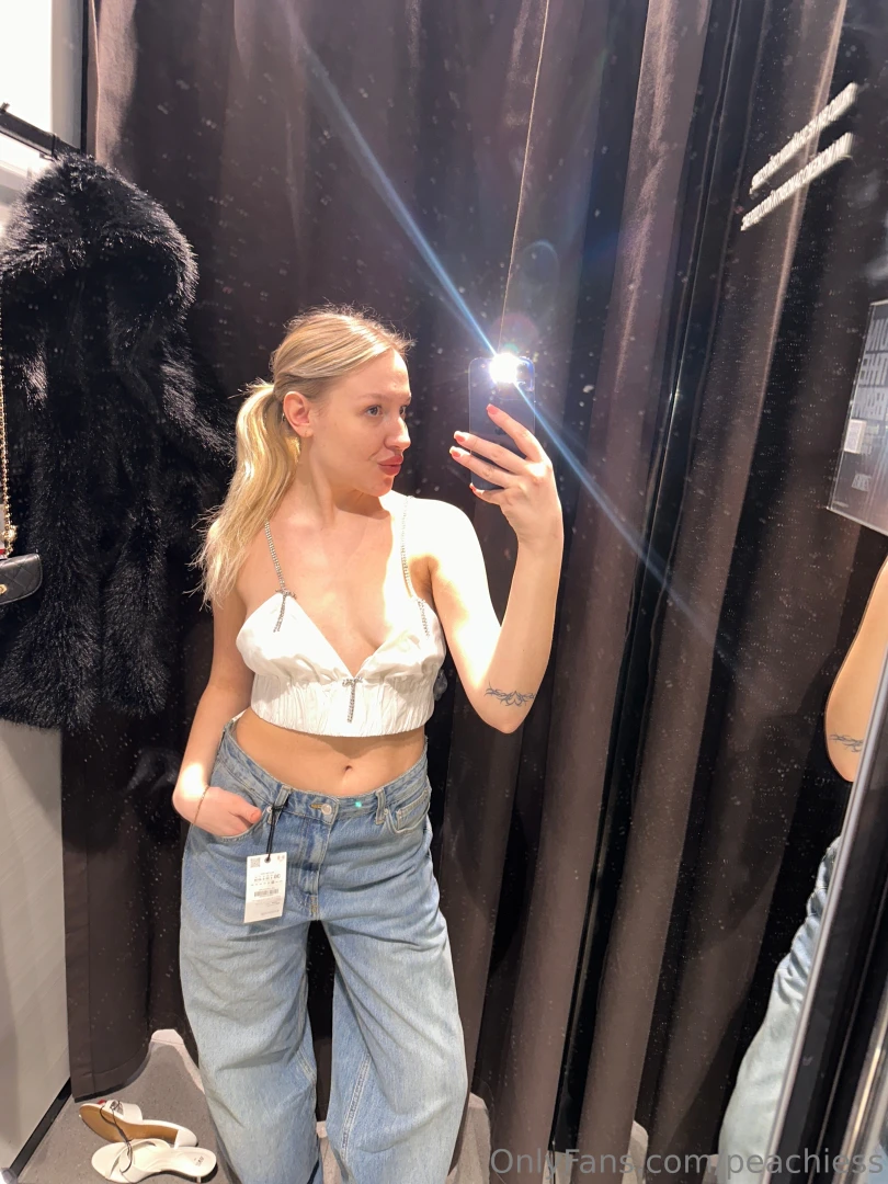 Do you have a dirty fantasy of banging a hot blonde in a fitting room part 1 