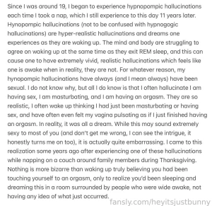 There s two things you should know about me 1 i am genuinely a horny part 3