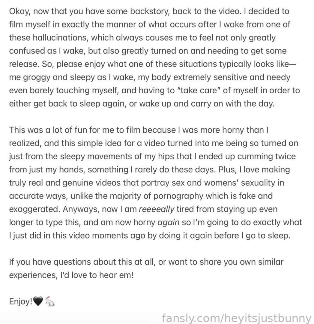 There s two things you should know about me 1 i am genuinely a horny part 1 