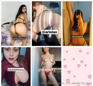 The hottest latinas here 8h tefyybigass arielao sorfueguina