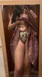 I live long dresses because i can hide better my belt part 1