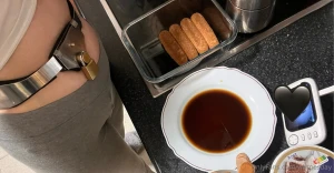 Tiramisu while checking my slave in the segufix i will drain him later