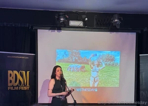 This past weekend i went to a bdsm fiestival and i did a talk about