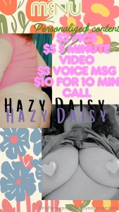 Menu for personalized content open to request panties and socks also