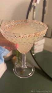 Dirty girl with a dirty margarita wanna come taste what s saltier my