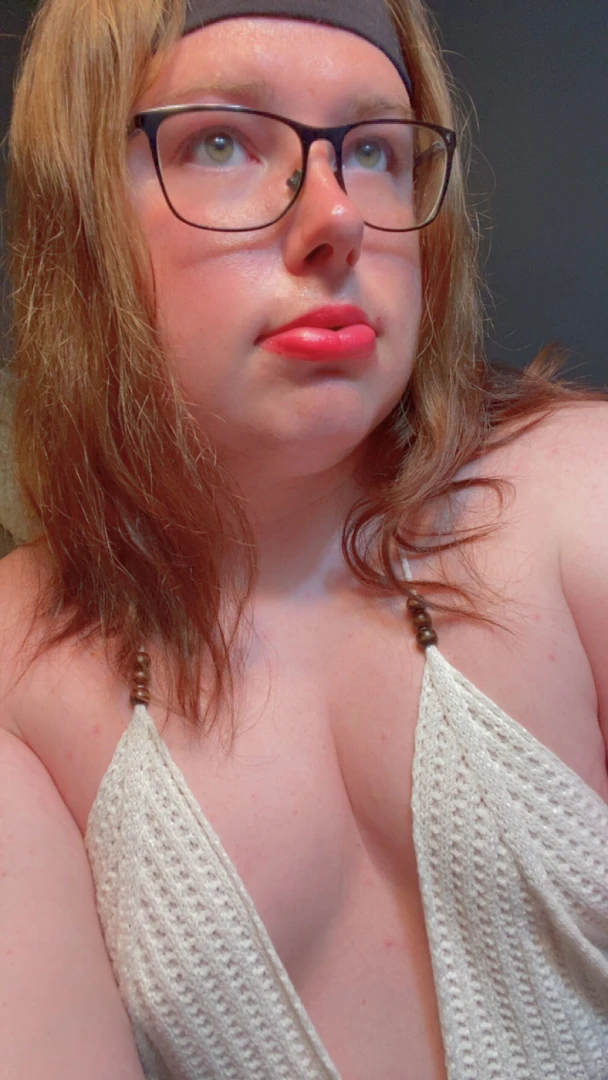 Putting some lipstick on i hardly ever wear makeup of any kind lol 