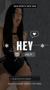 New month - new sins ready to lose yourself in my temptation here you