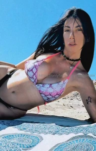 Being a mermaid on the beach