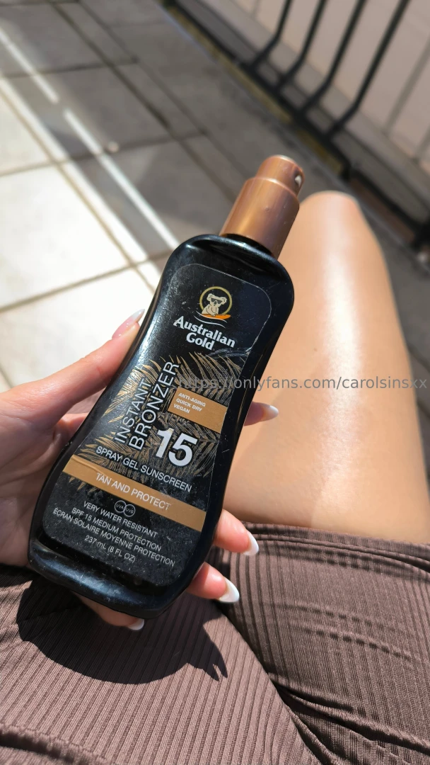 Morning routine tanning 