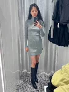 Bin grad kleider am anprobiern eins enger als das andre stoff klebt part 7