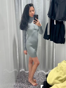 Bin grad kleider am anprobiern eins enger als das andre stoff klebt part 11