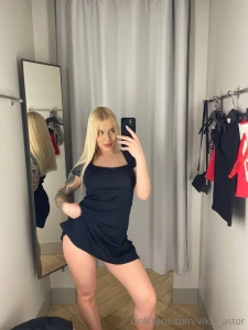 A soft moment in the fitting room do you like this one