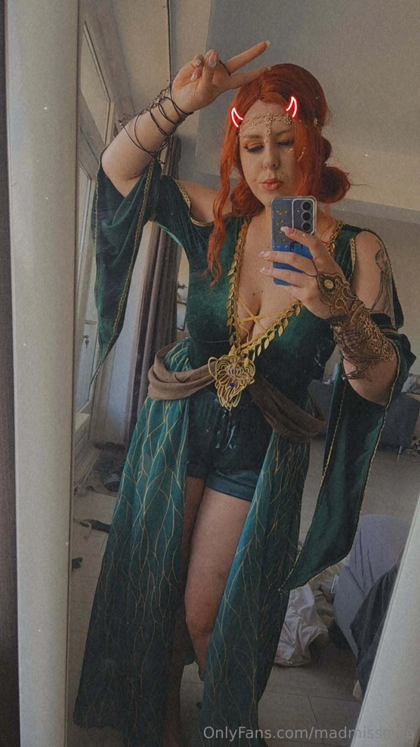 Was wearing my lingerie version of triss last weekend together with my part 1 