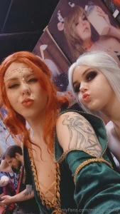 Was wearing my lingerie version of triss last weekend together with my