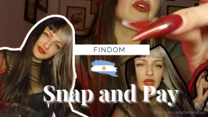 One snap one command one payment that s how it works when i speak with