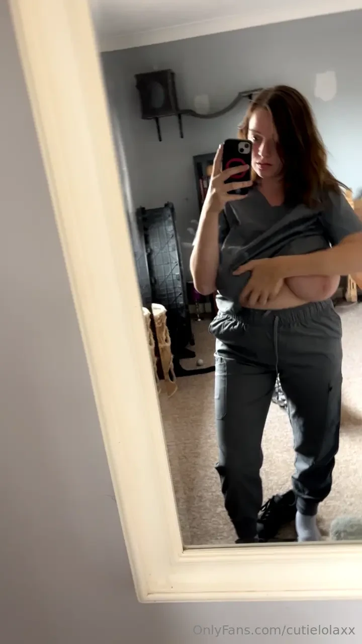 Getting naughty in my scrubs 