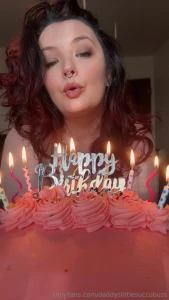 Its my birthday anyone got a guess on how many candles they think part 1