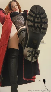 Would you like me to crush your face with my huge boots to the point