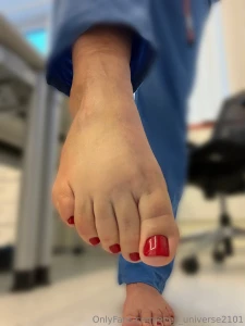 It was a long day barefoot in shoes i took off my shoes under the part 1