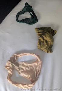 Guess which panties are used and which panties i got fu ked in