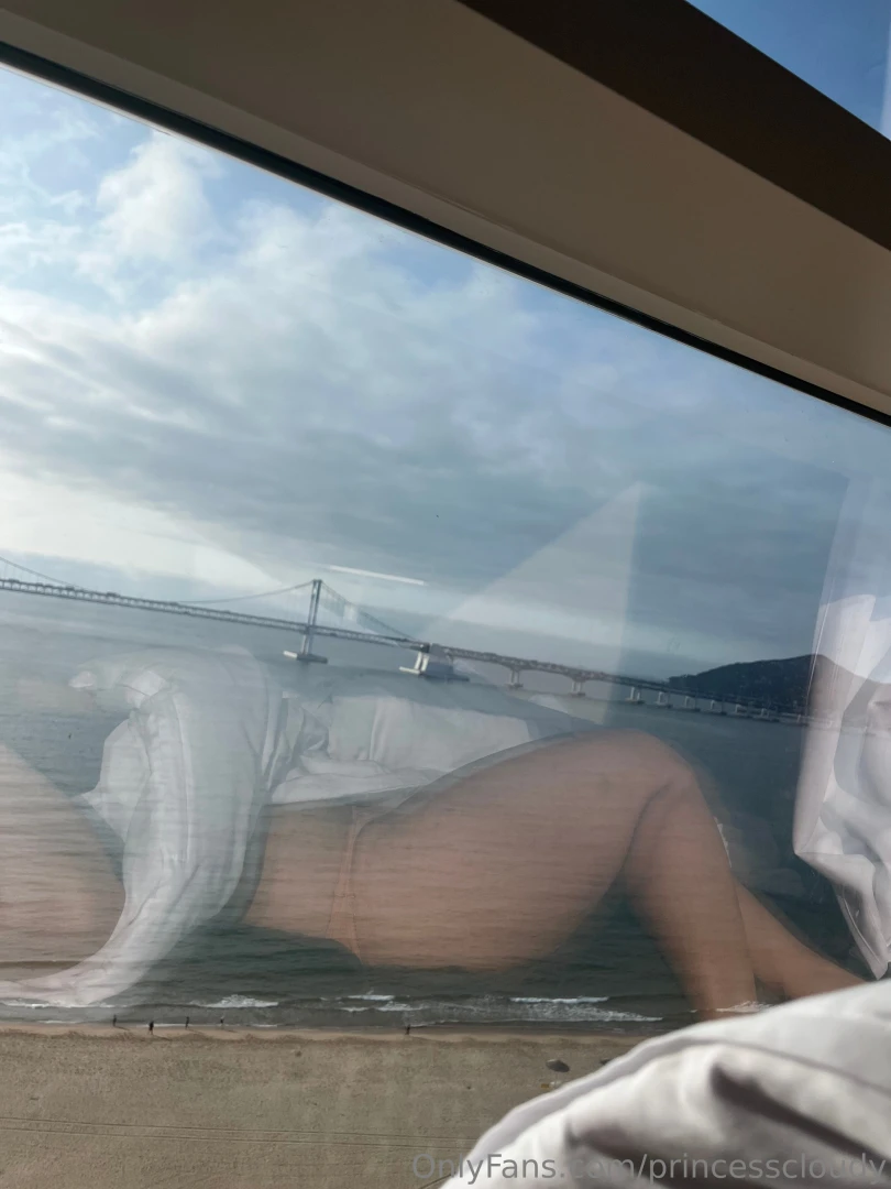 U me and this view up against this window 