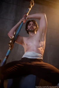 Full sexy jayce talis cosplay for you guys jaycetalis sexyman beard part 20