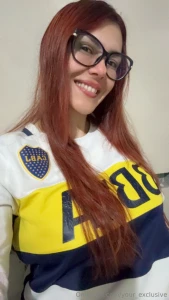 Cheering for my favorite team you know which one