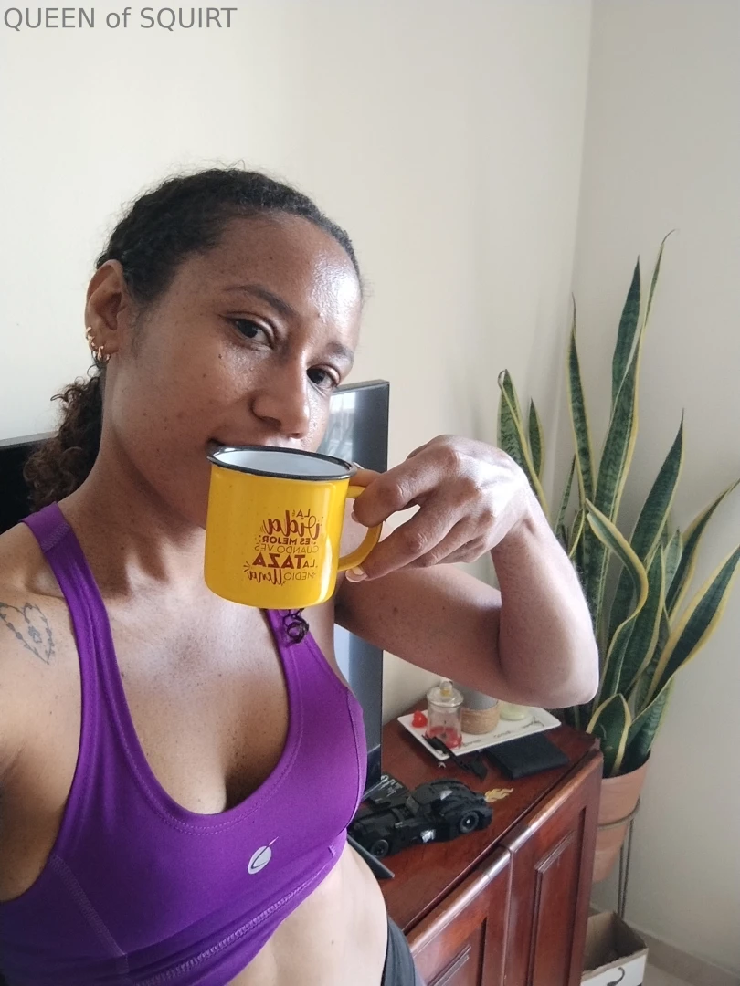Sunday morning life is better when you see the cup half full 