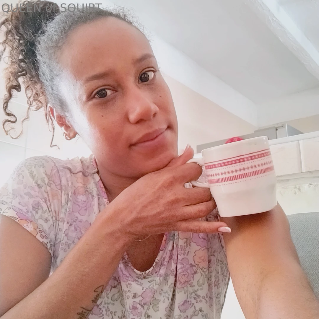 While i think of you i get hot like my coffee 