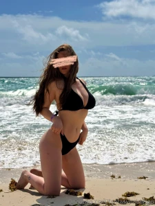 The black bikini is just a warm-up if you had to choose between a