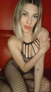 Every thread of these fishnet stockings is worth more than your entire