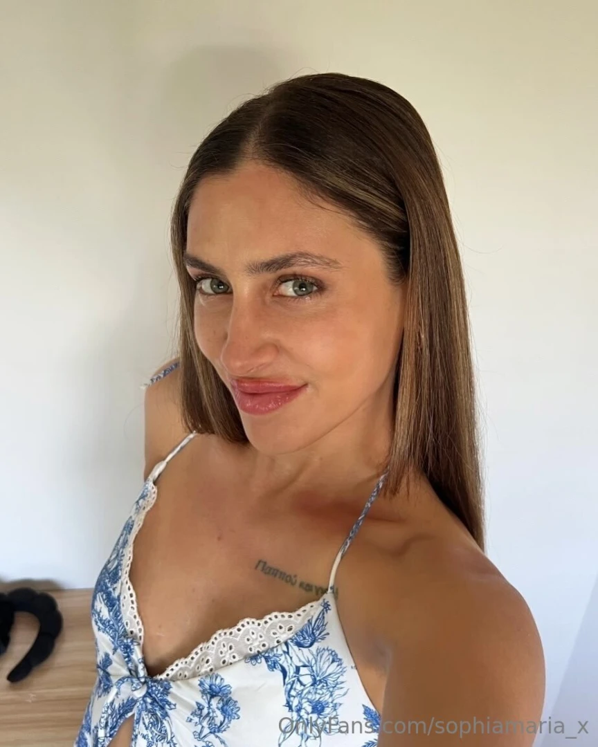 Greek girl in greek colours and style 