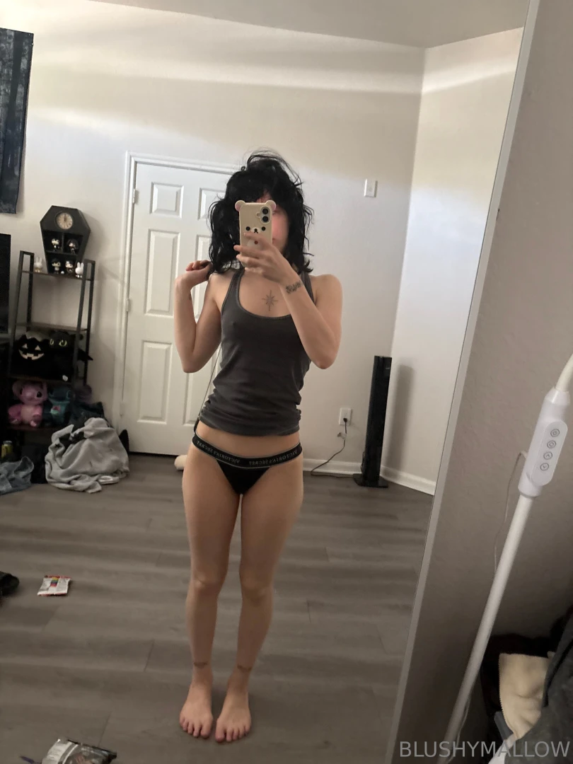 Before i shower i was looking at my tummy 