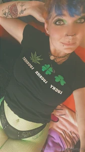 Fishnets anyone what about neon green fishnets i wanna feel lucky to