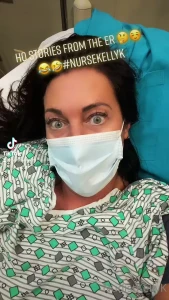 When the sex so freaky it sends you to the er lol this is just a joke