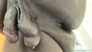 Hole dick and balls straight up dripping with water part 2