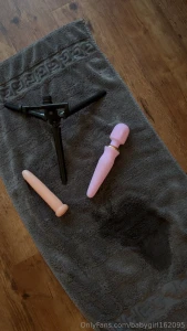 Good thing i laid down a towel when making my video today