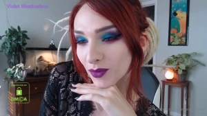 My attempt at trans-pride makeup
