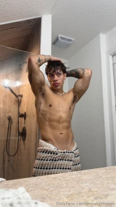 Think you can take them off with your teeth then stay on your knees part 2