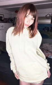 Cutie in a big hoodie part 2