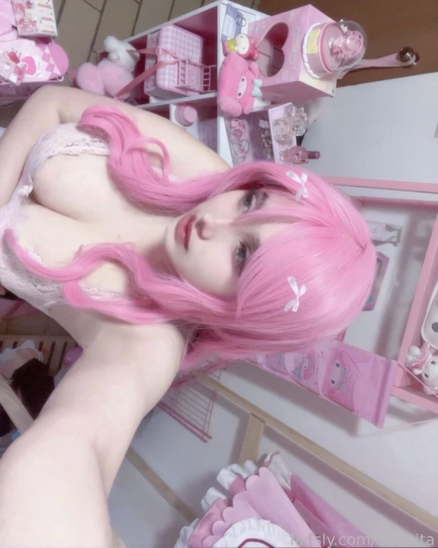 Set 3 magical pink for you cute hairpink petite streamer blueeyes part 2 